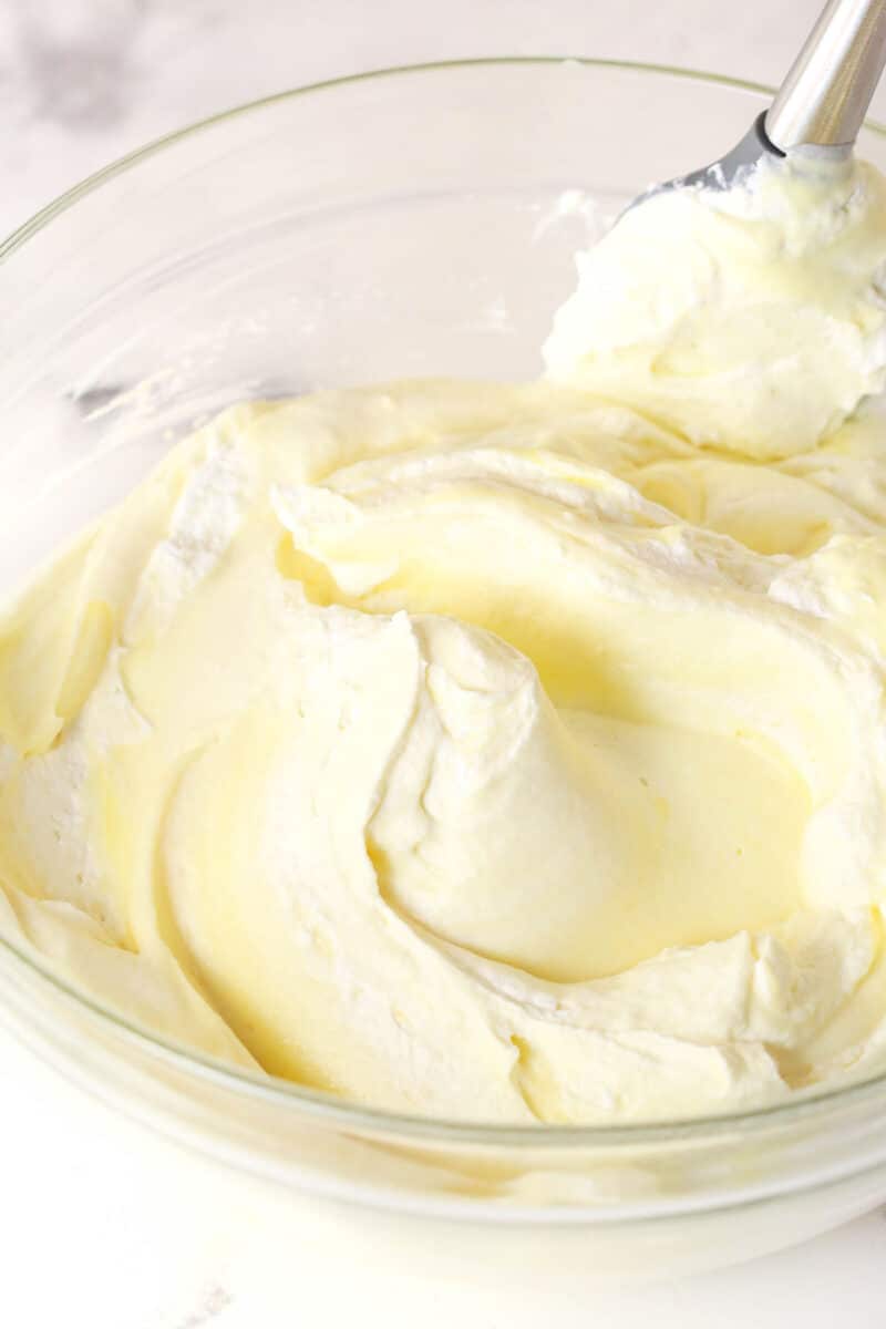 This copycat Magnolia Bakery Banana Pudding is made completely from scratch and mirrors the texture and flavors of the original. Folding whipped cream into homemade pudding