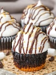 Smores Cupcake close up image